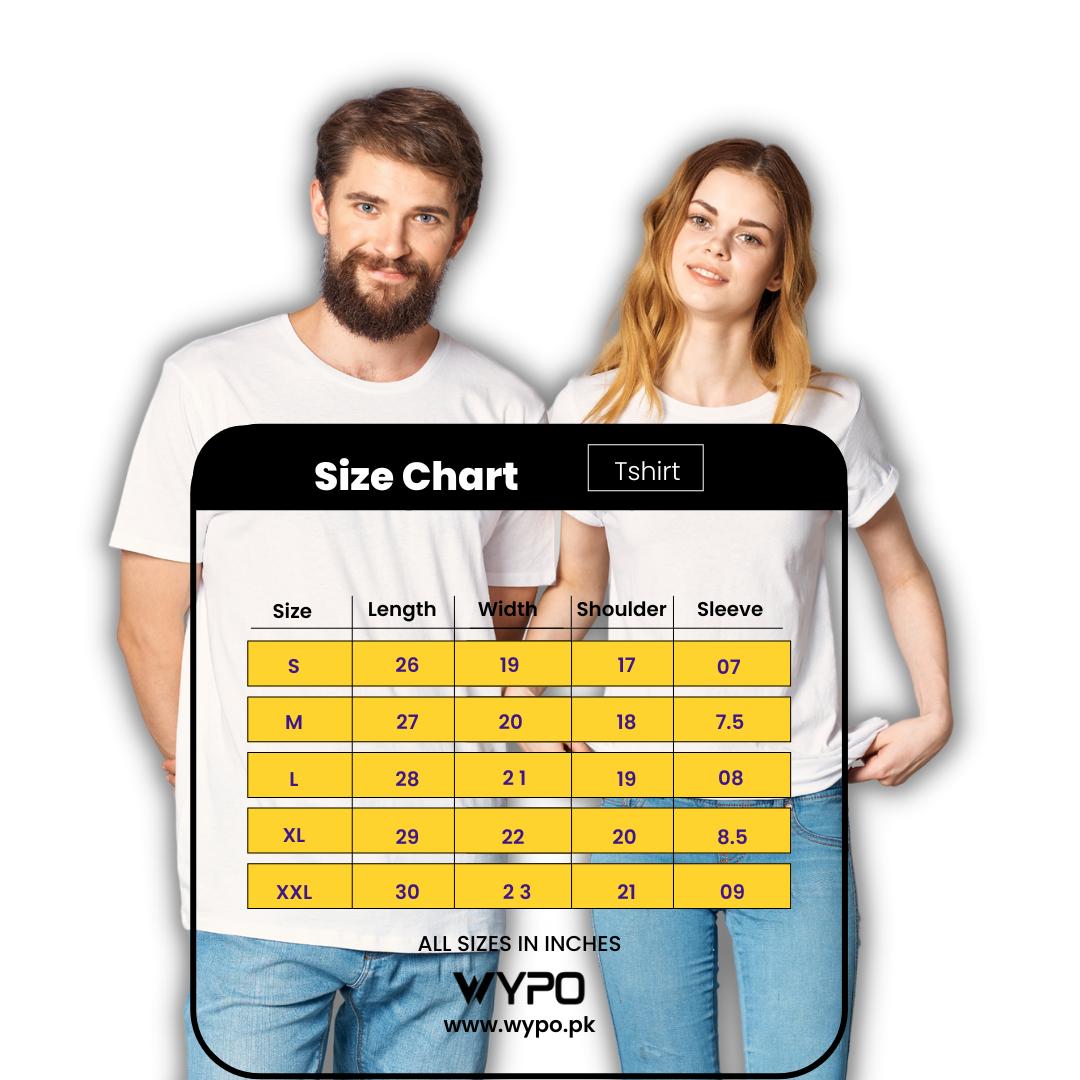 WYPO T-Shirt for Man Cotton Printed Graphic T-Shirt - Crewneck, White