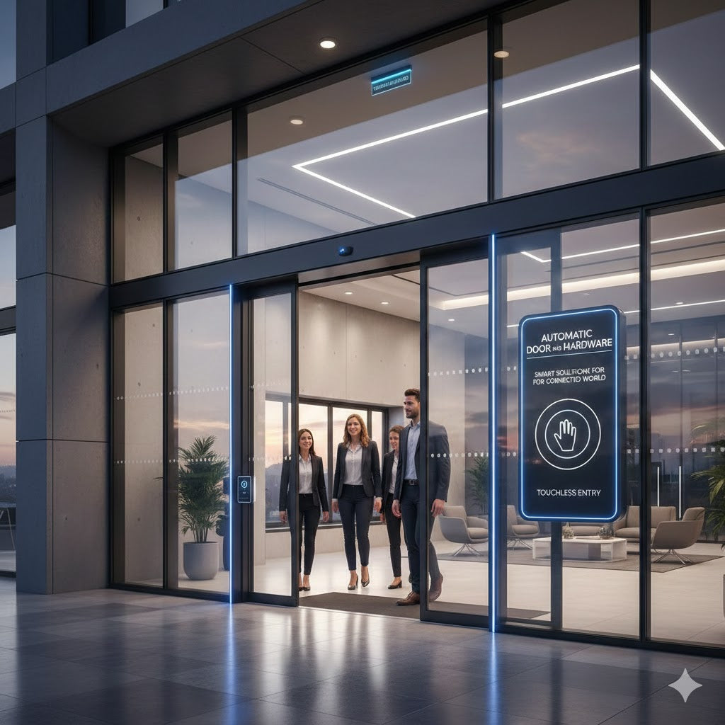 Smart Automatic Door System – Touchless Entry Solution for Commercial Buildings